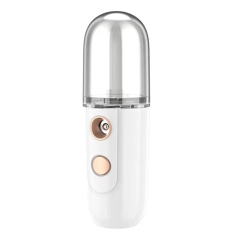 USB Rechargeable Face Moisturizer Sprayer – Handheld & Portable Skin Humidifier