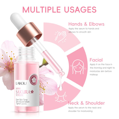 🌸 LAIKOU Sakura Brightening Face Essence – 17ml