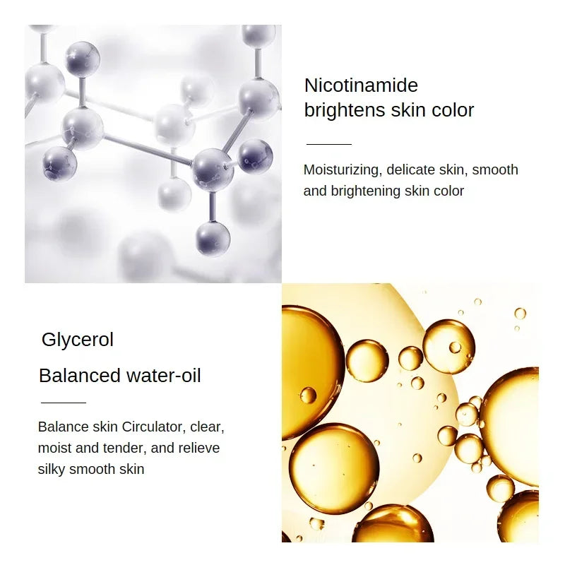 ✨ Sérum Visage 24K Or, Acide Hyaluronique & Niacinamide